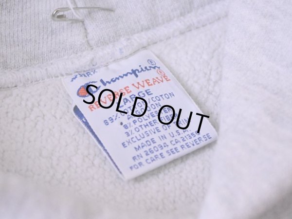 画像3: 1990s【Champion】リバースウィーブパーカー WISCONSIN  表記L