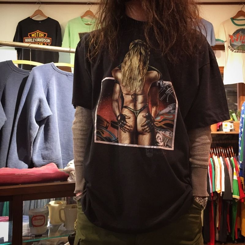 画像1: 1990s【AMERICAN BIKER】エロプリントTシャツ　 表記2XL 