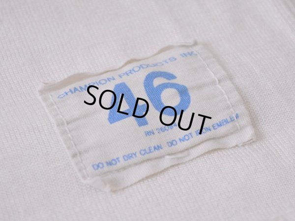 画像3: 1960s-70s【Champion】ナンバリングフットボールTシャツ　 表記46 