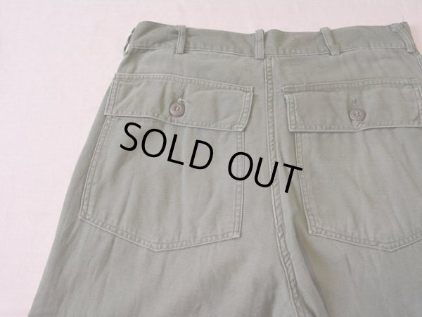 画像7: 1960s US.ARMYコットンベイカーパンツ　 表記W32 
