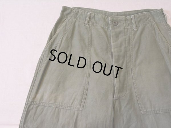 画像7: 1960s US.ARMYコットンベイカーパンツ　 表記W30 