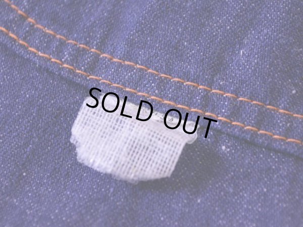 画像3: 1960sデニムワークパンツ ワンウォッシュ　 実寸W38 