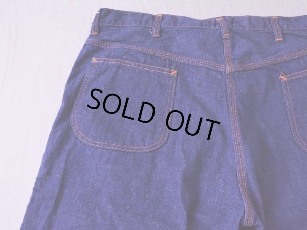 画像7: 1960sデニムワークパンツ ワンウォッシュ　 実寸W38 