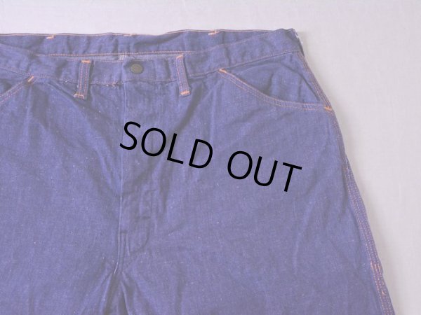 画像6: 1960sデニムワークパンツ ワンウォッシュ　 実寸W38 