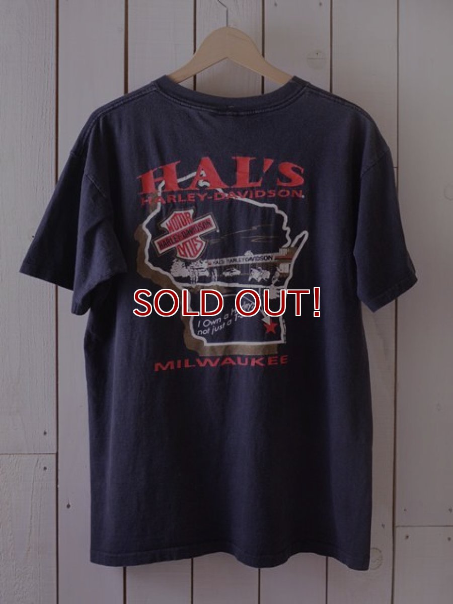 画像2: 1980s【HARLEY-DAVIDSON】バー&シールドTシャツ　 表記M  (2)