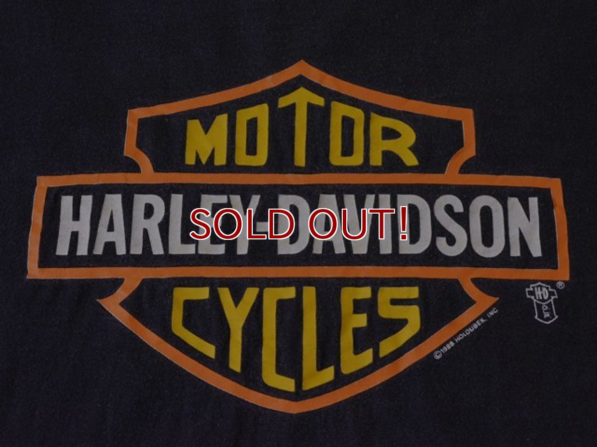 画像6: 1980s【HARLEY-DAVIDSON】バー&シールドTシャツ　 表記M  (6)