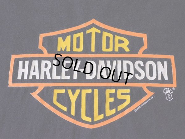 画像6: 1980s【HARLEY-DAVIDSON】バー&シールドTシャツ　 表記M 