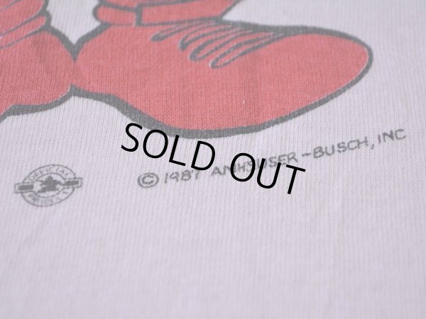 画像6: 1980s BUDMANリンガーTシャツ 両面プリント　 表記XL 