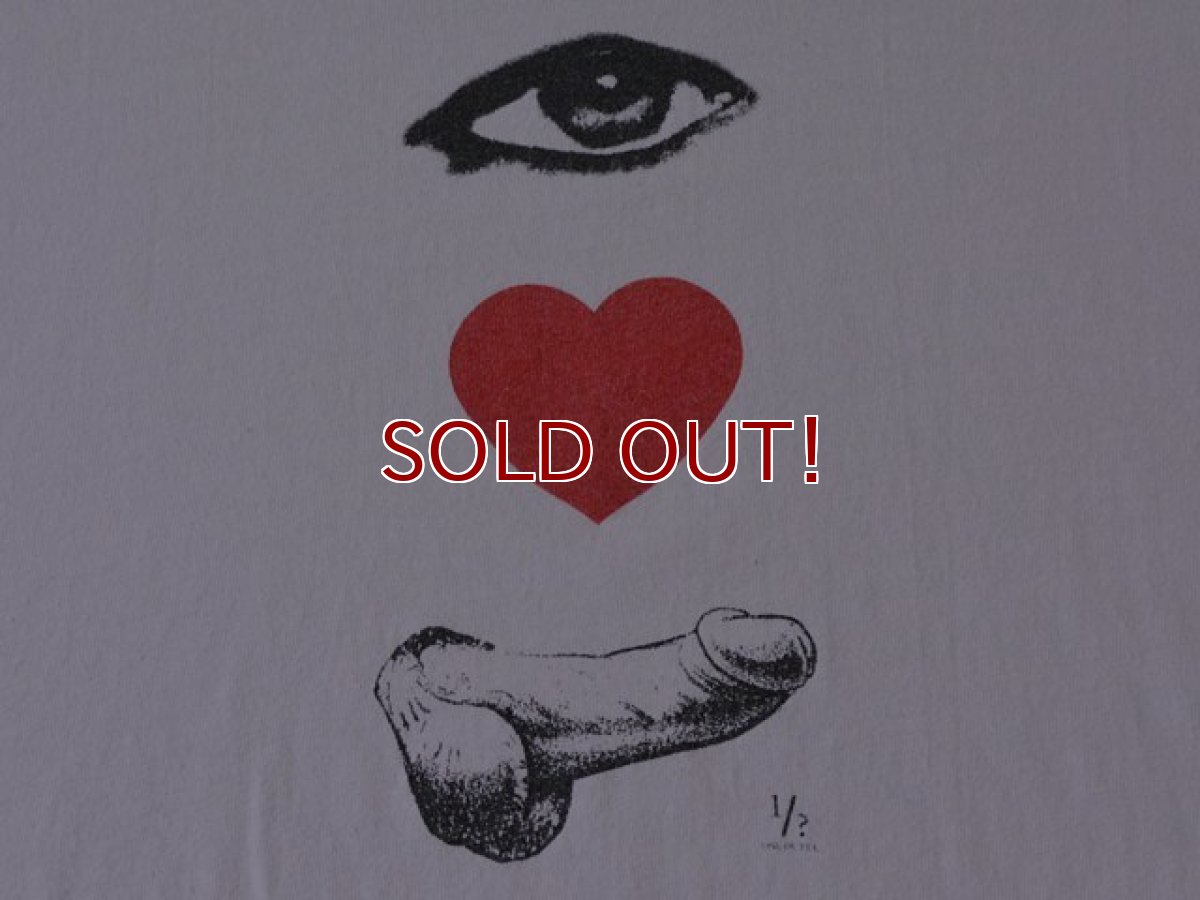 画像5: 1990s I LOVE ちんこTシャツ　 表記XXL  (5)