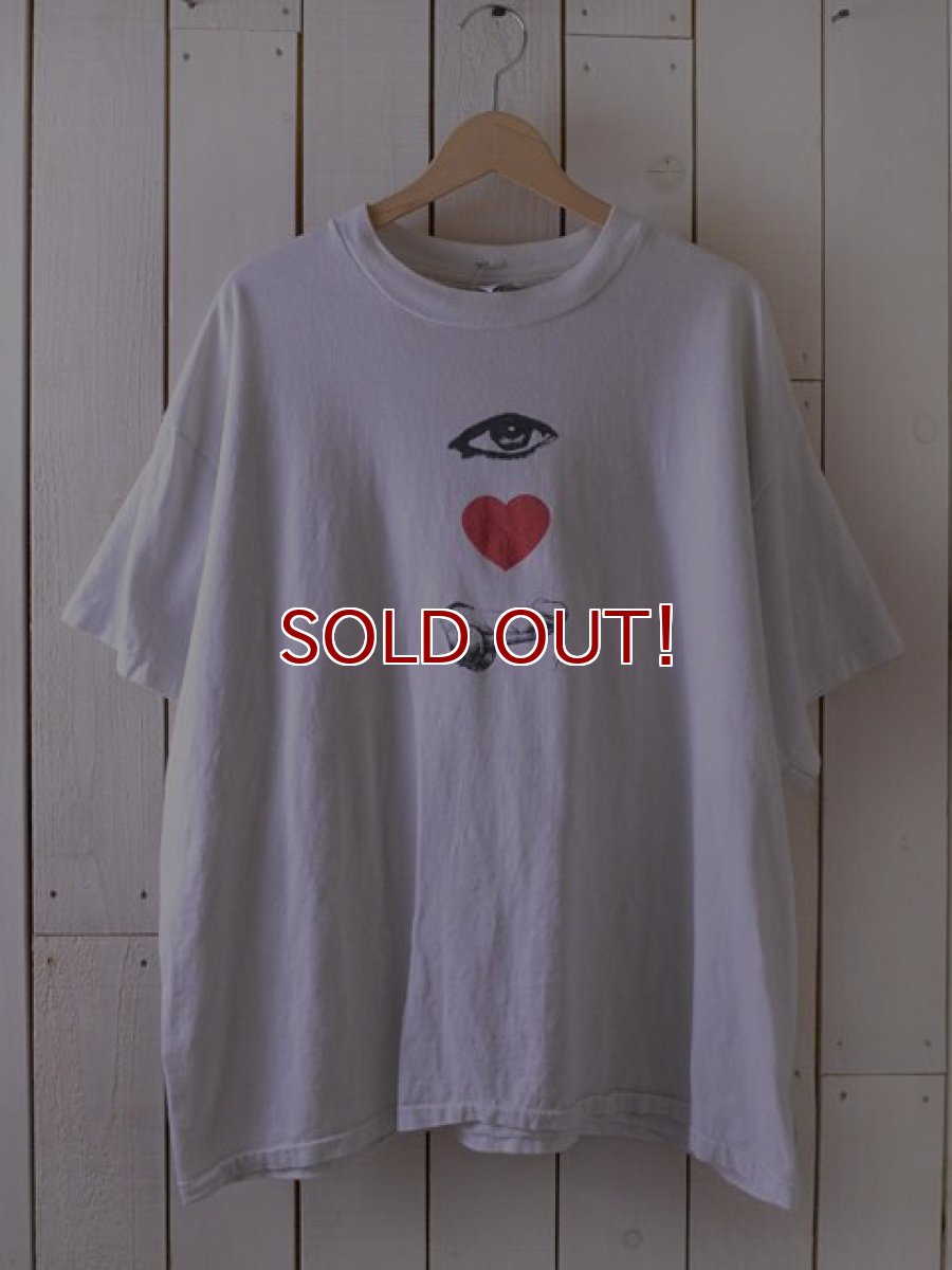 画像1: 1990s I LOVE ちんこTシャツ　 表記XXL  (1)
