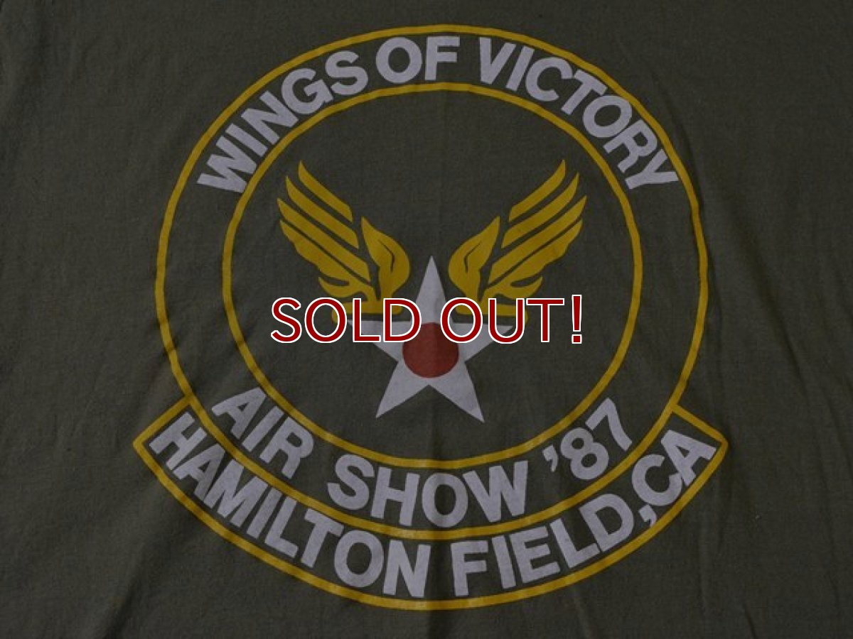 画像5: 1980s WINGS OF VICTORY AIR SHOW’87 Tシャツ U.S.AIR FORCE　 DEAD STOCK!! 　 表記M  (5)