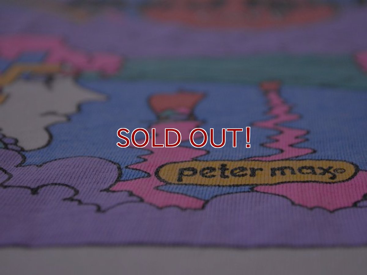 画像10: 1990s Hard Rock Cafe×Peter Max Tシャツ　 表記S  (10)