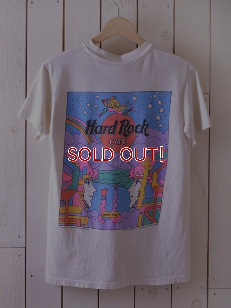 画像1: 1990s Hard Rock Cafe×Peter Max Tシャツ　 表記S  (1)