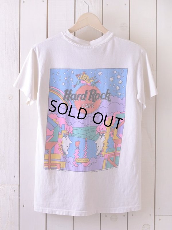 画像1: 1990s Hard Rock Cafe×Peter Max Tシャツ　 表記S 