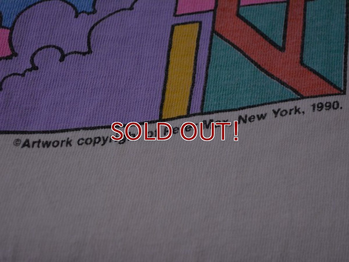 画像9: 1990s Hard Rock Cafe×Peter Max Tシャツ　 表記S  (9)