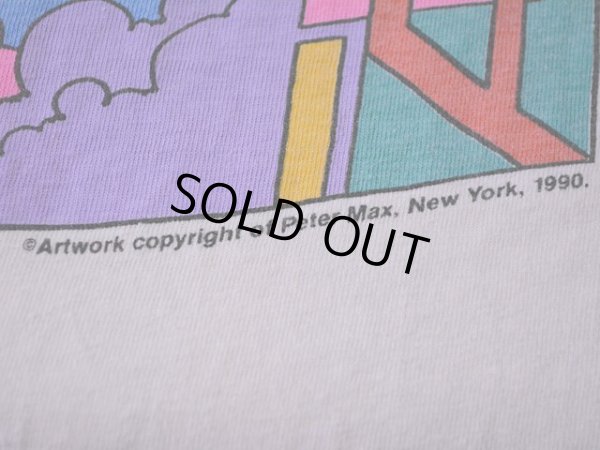 画像9: 1990s Hard Rock Cafe×Peter Max Tシャツ　 表記S 