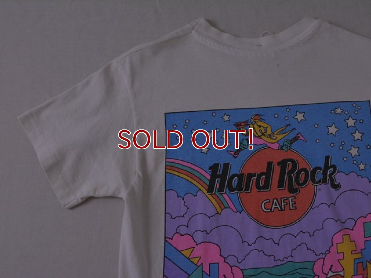 画像6: 1990s Hard Rock Cafe×Peter Max Tシャツ　 表記S  (6)