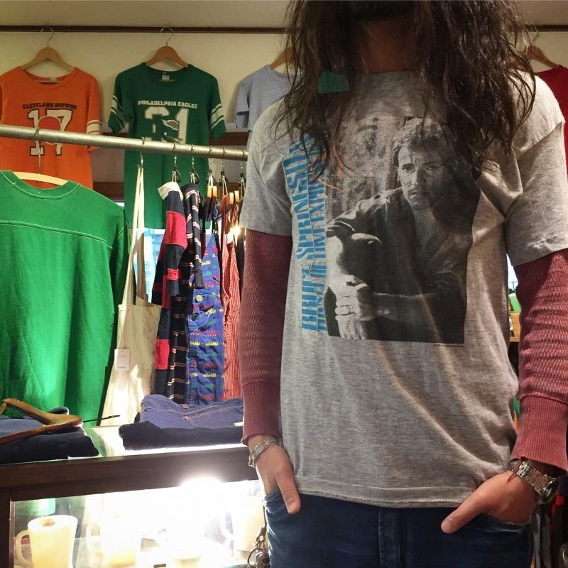 画像1: 1980s BRUCE SPRINGSTEEN TUNNEL OF LOVE EXPRESS TOUR Tシャツ 表記L