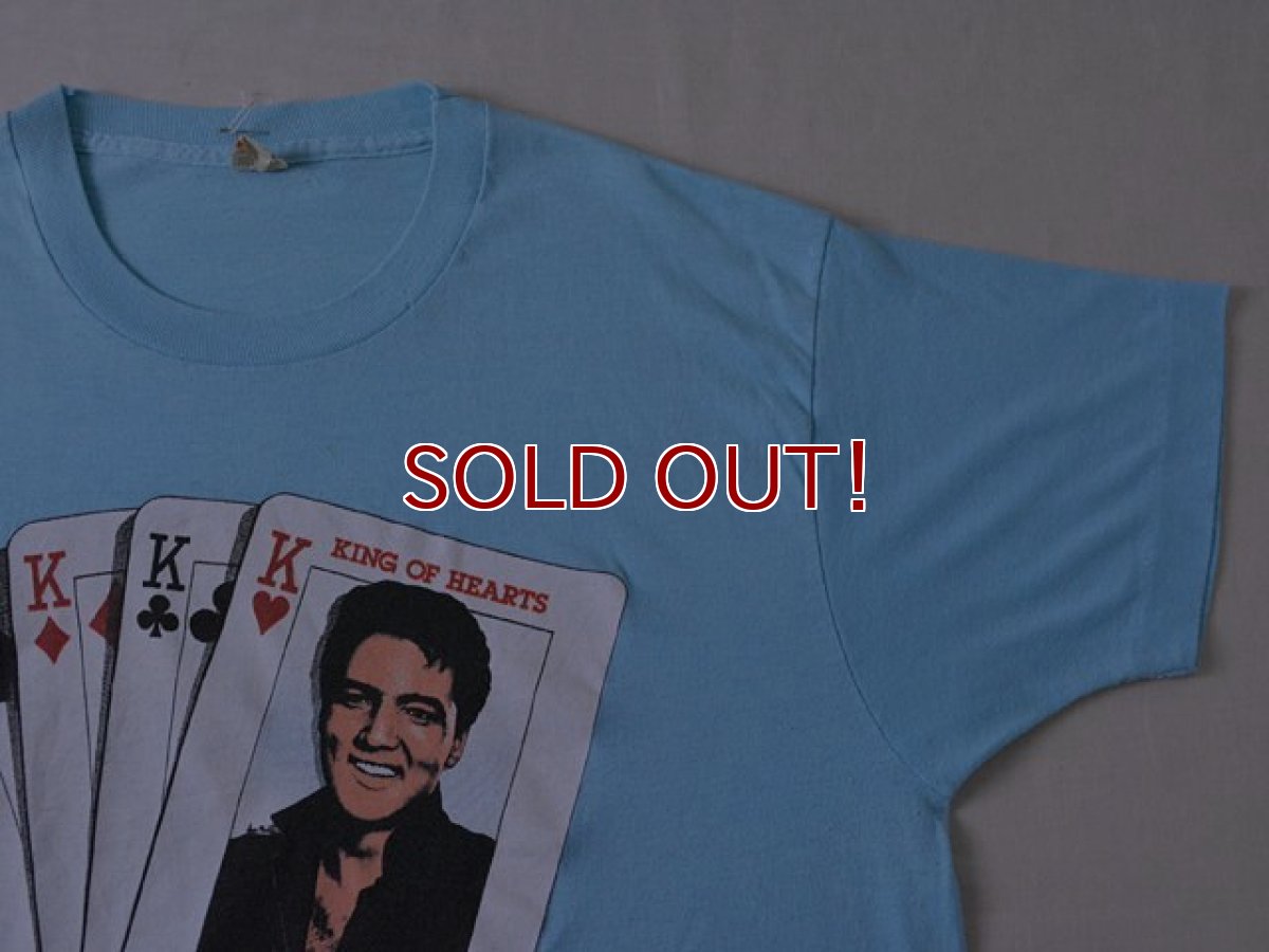 画像4: 1980s KING OF HEARTS ELVIS Tシャツ　 表記XL  (4)