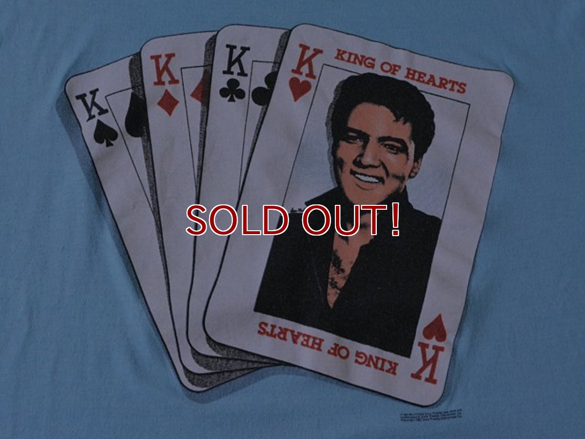 画像5: 1980s KING OF HEARTS ELVIS Tシャツ　 表記XL  (5)