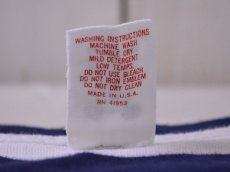 画像4: 1970s ミッキーリンガーTシャツ 染み込みプリント　 表記M  (4)