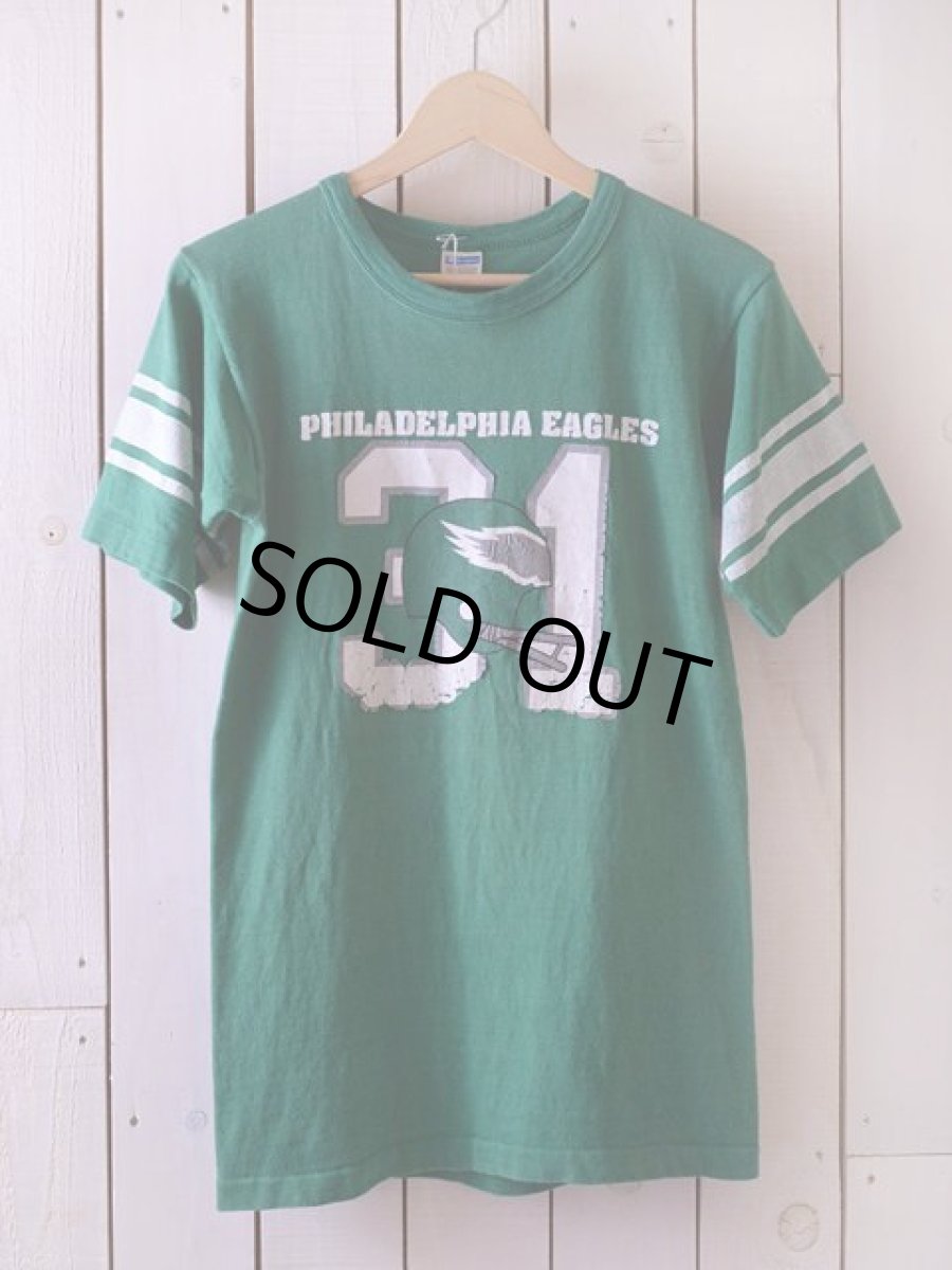 画像1: 1970s【Champion】WINフットボールTシャツ Philadelphia Eagles　 表記M  (1)