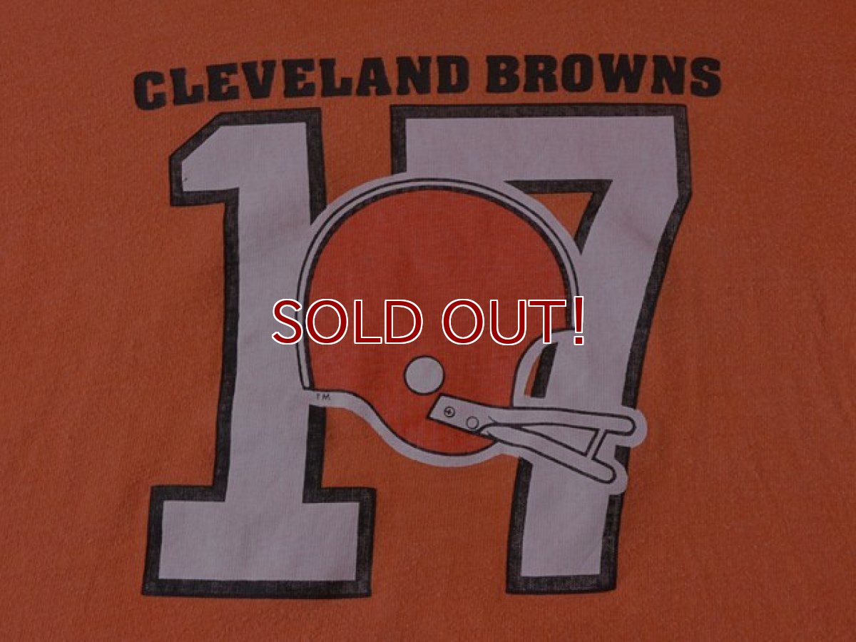 画像6: 1980s【Champion】WINフットボールTシャツ Cleveland Browns　 表記L  (6)