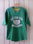 画像1: 1970sリバーシブルTシャツ Freedom High School　<br>実寸ML<br> (1)