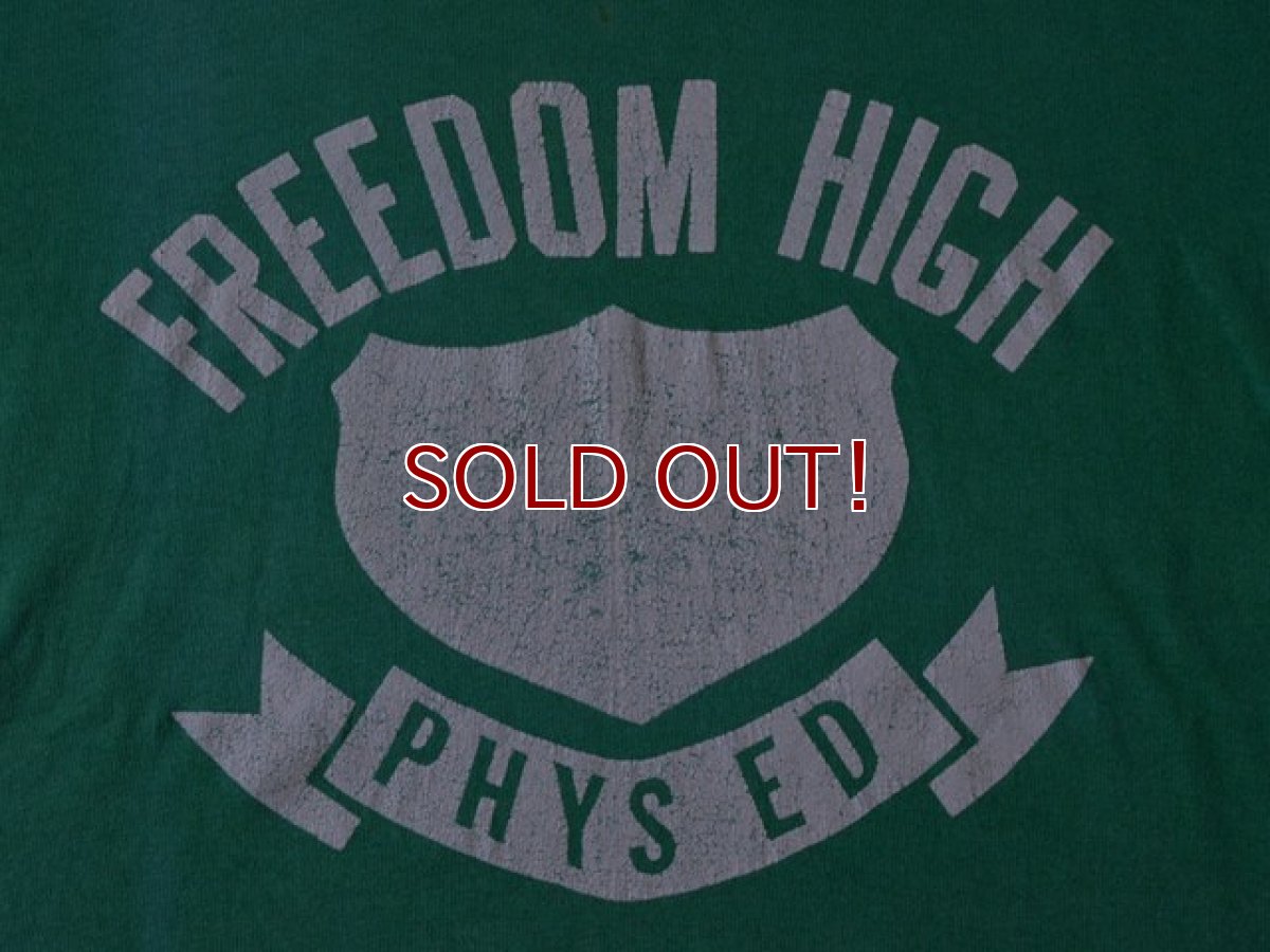 画像6: 1970sリバーシブルTシャツ Freedom High School　 実寸ML  (6)
