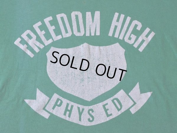 画像6: 1970sリバーシブルTシャツ Freedom High School　 実寸ML 