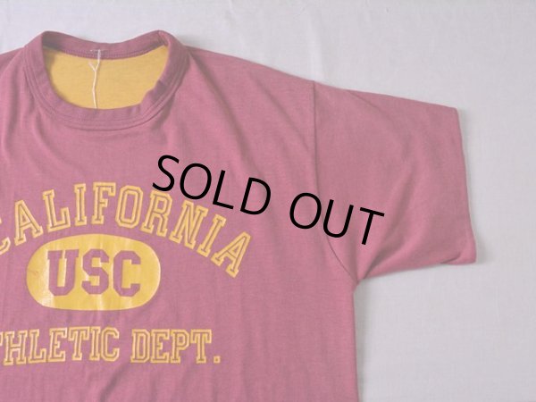 画像5: 1980sリバーシブルTシャツ University of Southern California　 実寸ML 