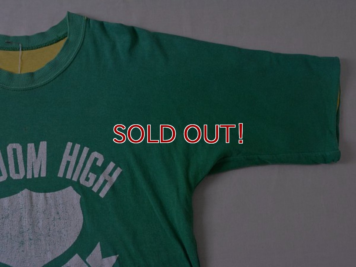 画像5: 1970sリバーシブルTシャツ Freedom High School　 実寸ML  (5)