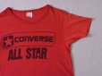 画像4: 1970s-80s CONVERSE ALL STAR Tシャツ 染み込みプリント　 表記S 