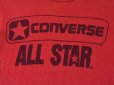 画像5: 1970s-80s CONVERSE ALL STAR Tシャツ 染み込みプリント　 表記S 