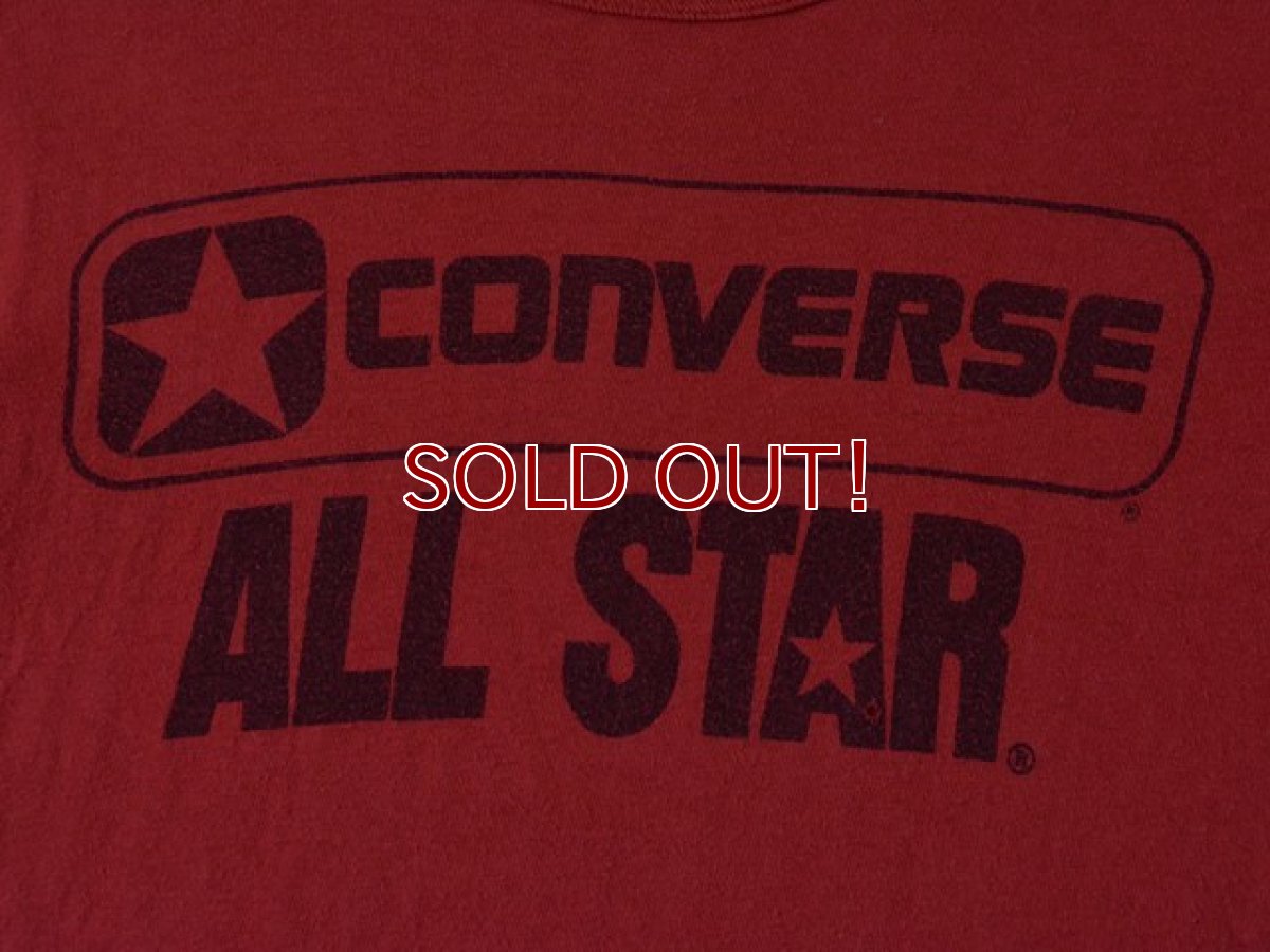 画像5: 1970s-80s CONVERSE ALL STAR Tシャツ 染み込みプリント　 表記S  (5)