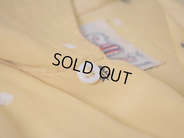 画像9: 1940s【DUKE KAHANAMOKU】レーヨンハワイアンシャツ　 表記M 15-15 1/2 