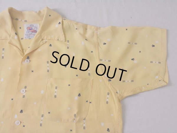 画像6: 1940s【DUKE KAHANAMOKU】レーヨンハワイアンシャツ　 表記M 15-15 1/2 