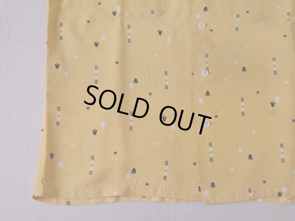 画像8: 1940s【DUKE KAHANAMOKU】レーヨンハワイアンシャツ　 表記M 15-15 1/2 