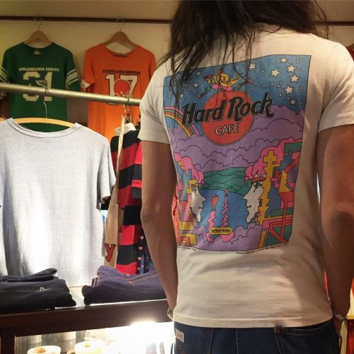 詳細画像1: 1990s Hard Rock Cafe×Peter Max Tシャツ　 表記S 