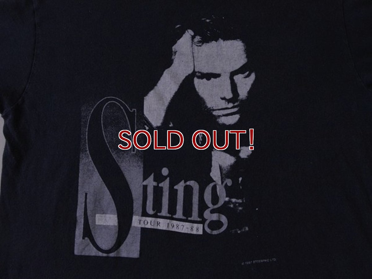 画像5: 1980s Sting Nothing Like the Sun Tour Tシャツ　 表記L  (5)