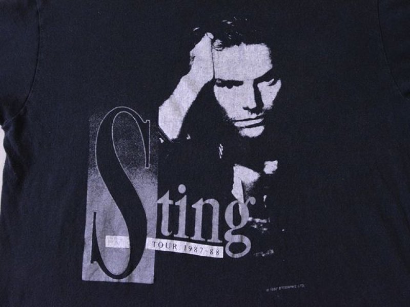 1980s Sting Nothing Like the Sun Tour Tシャツ 表記L - 古着屋