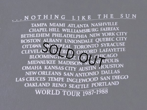 画像8: 1980s Sting Nothing Like the Sun Tour Tシャツ　 表記L 