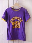 画像1: 1980s【Champion】リバーシブルTシャツ RIVERSIDE RAMS　<br>表記S<br> (1)