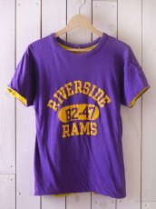 画像1: 1980s【Champion】リバーシブルTシャツ RIVERSIDE RAMS　 表記S  (1)