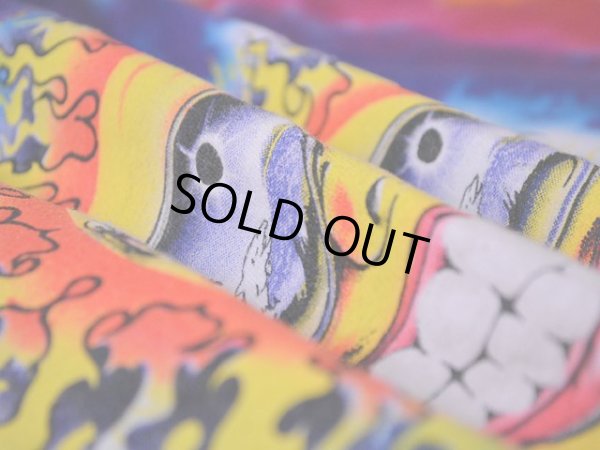 画像7: 1990s ゴキゲンな太陽タイダイTシャツ　 表記XL 