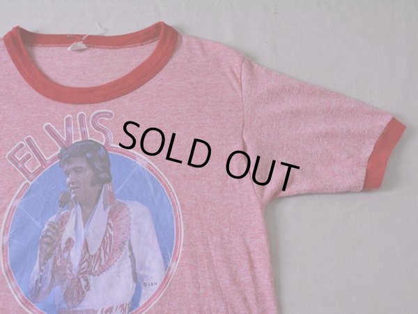 画像4: 1970s ELVIS杢リンガーTシャツ　 表記L(実寸SM) 