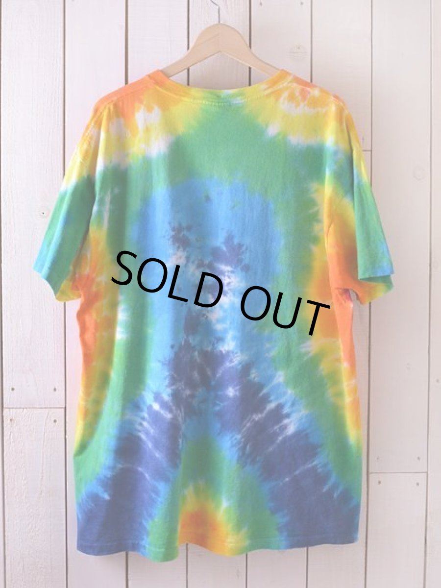 画像2: 1990s ゴキゲンな太陽タイダイTシャツ　 表記XL  (2)