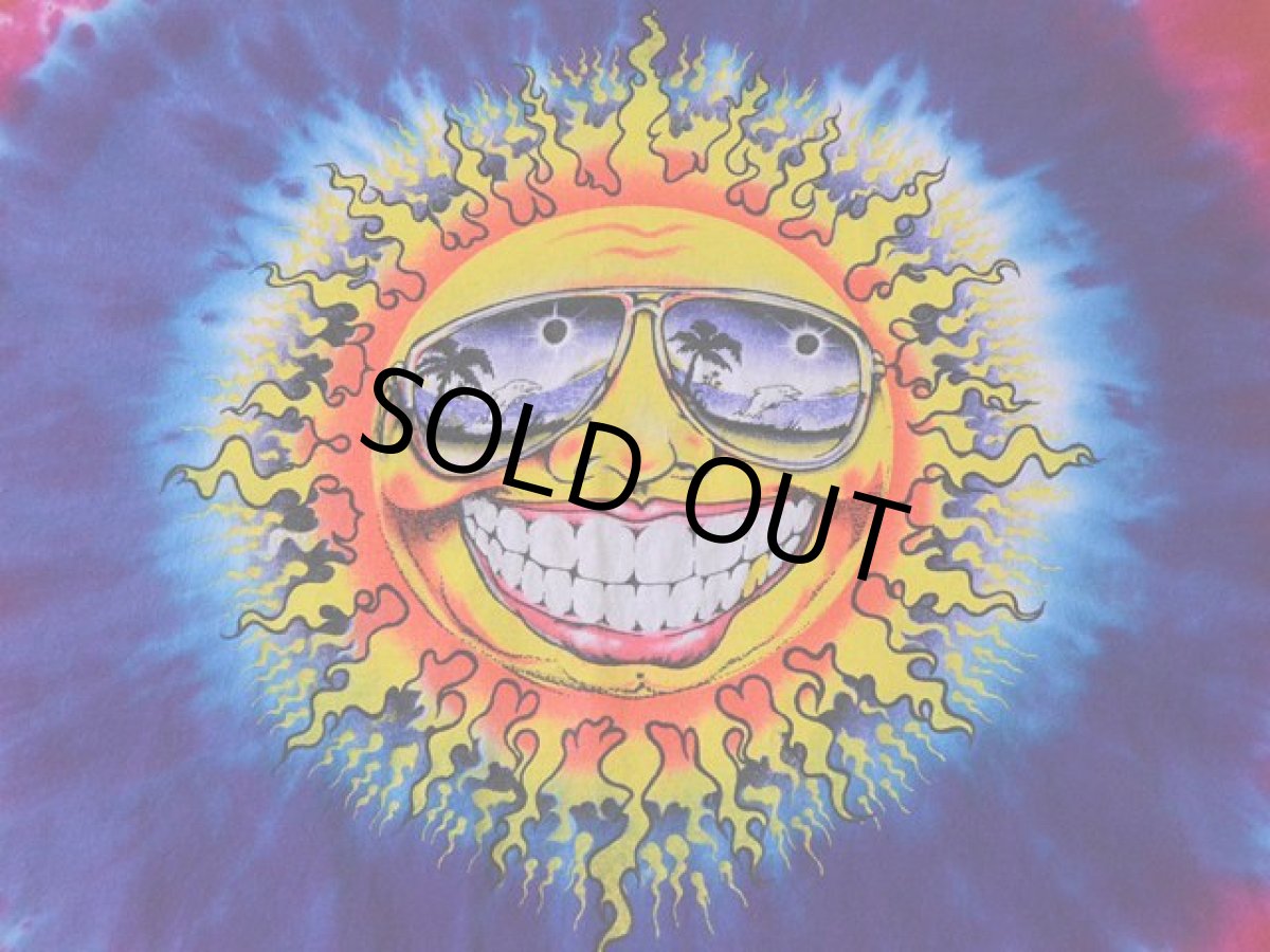 画像6: 1990s ゴキゲンな太陽タイダイTシャツ　 表記XL  (6)