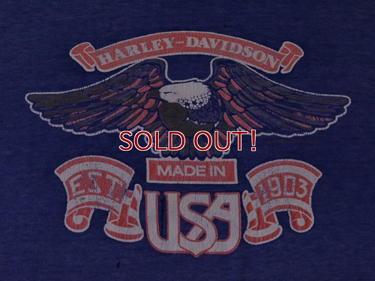 画像5: 1980s【HARLEY-DAVIDSON】Milwaukee Engine Plant Tour Tシャツ　 表記L  (5)