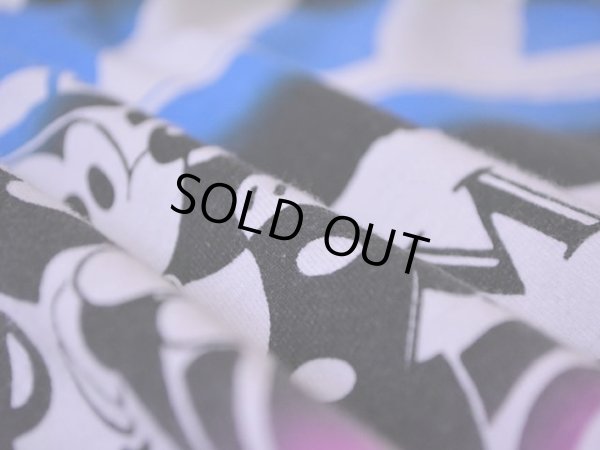 画像7: 1980s Disney MGM STUDIOS ミッキー総柄Tシャツ　 実寸L 